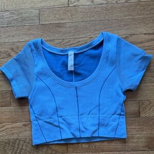 Offline by Aerie Blue Athletic Top